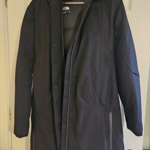 The North Face Womens Black Goretex Down Long Coat